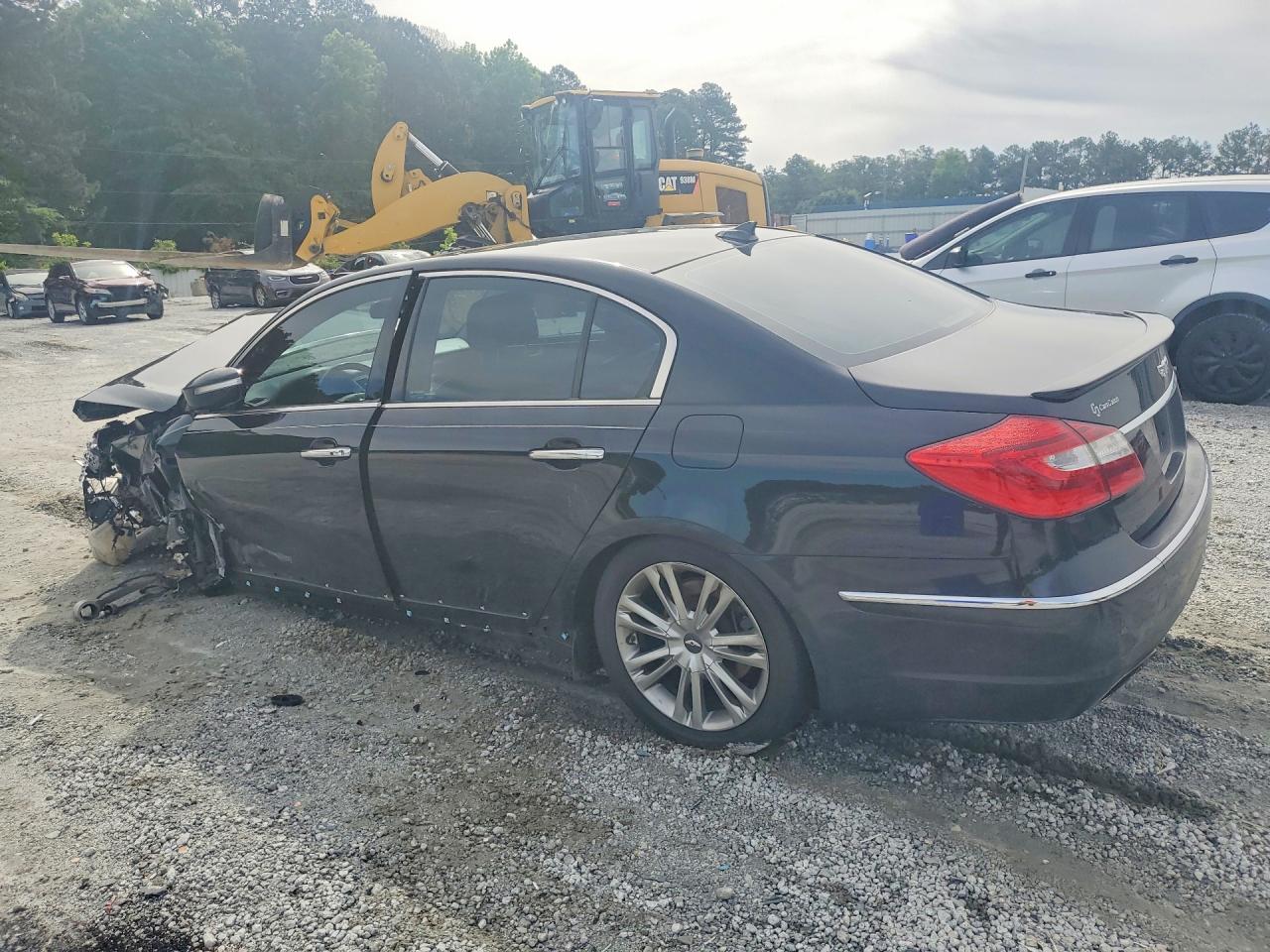 2014 Hyundai Genesis 3.8l Black vin: KMHGC4DD4EU263260