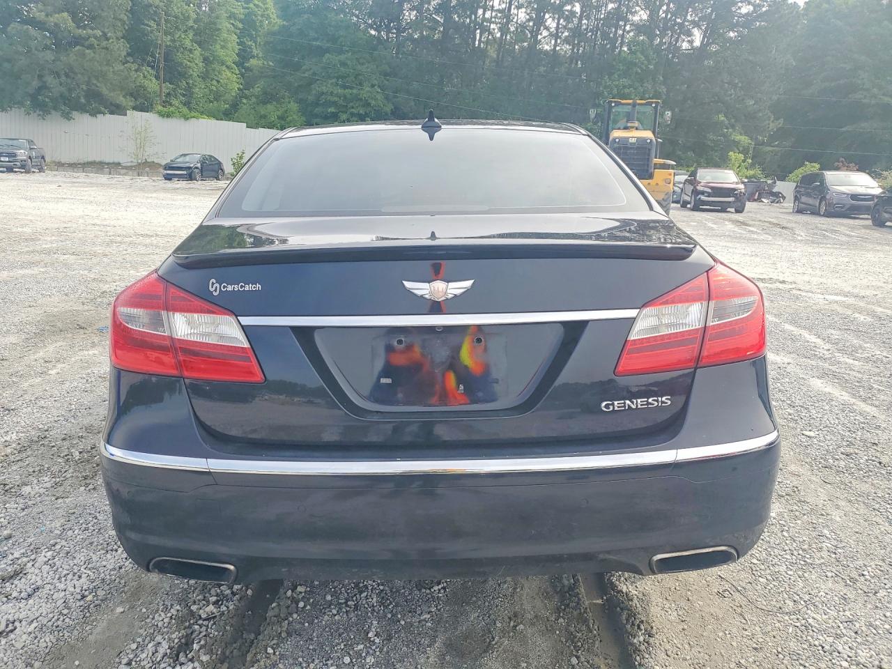 2014 Hyundai Genesis 3.8l Black vin: KMHGC4DD4EU263260