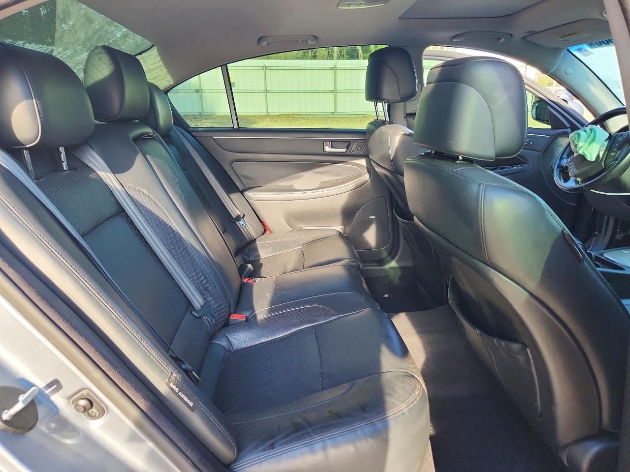 2014 Hyundai Genesis 3.8l Gray vin: KMHGC4DD4EU265543
