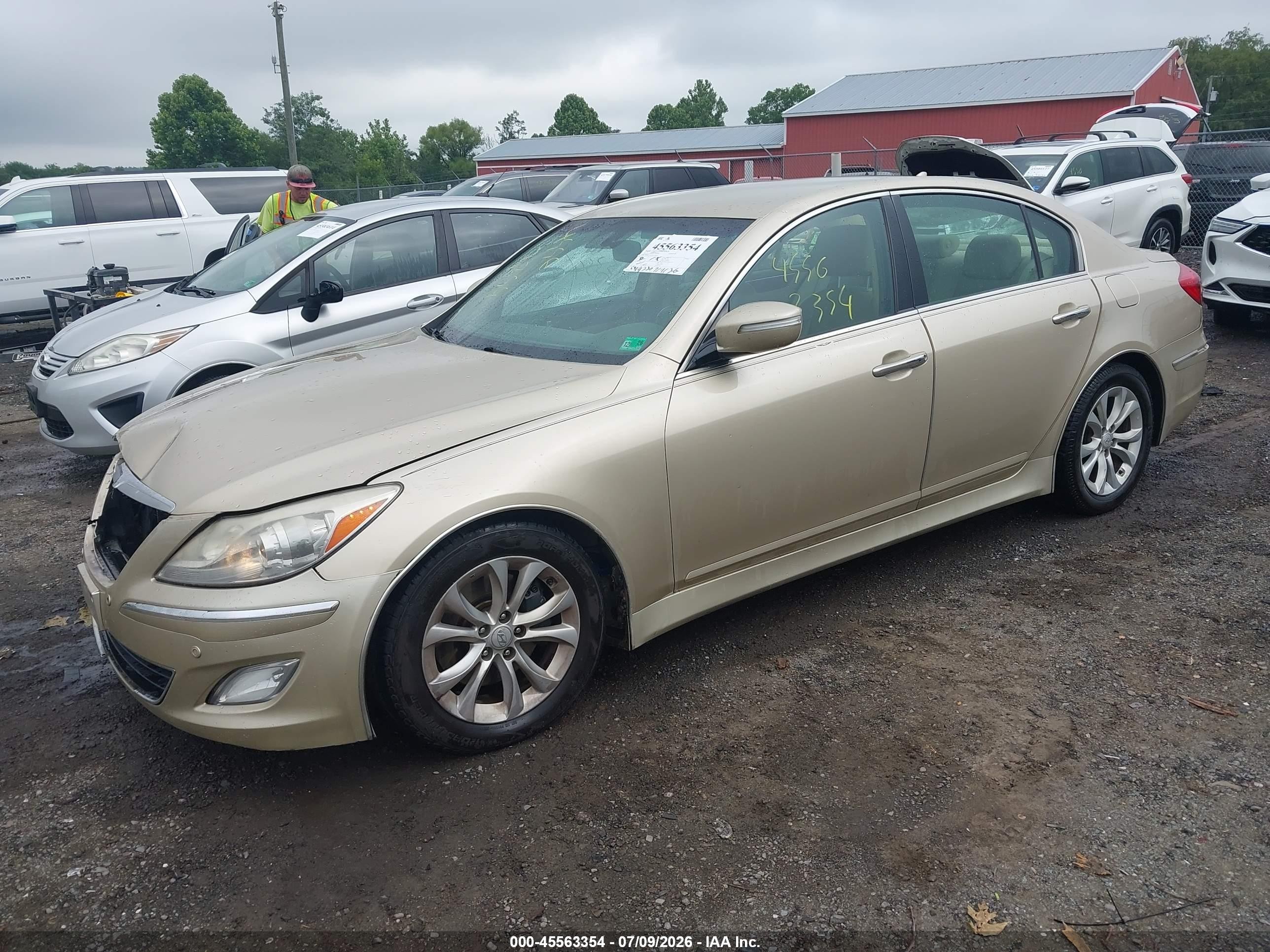 2012 Hyundai Genesis 3.8 Gold vin: KMHGC4DD5CU188632
