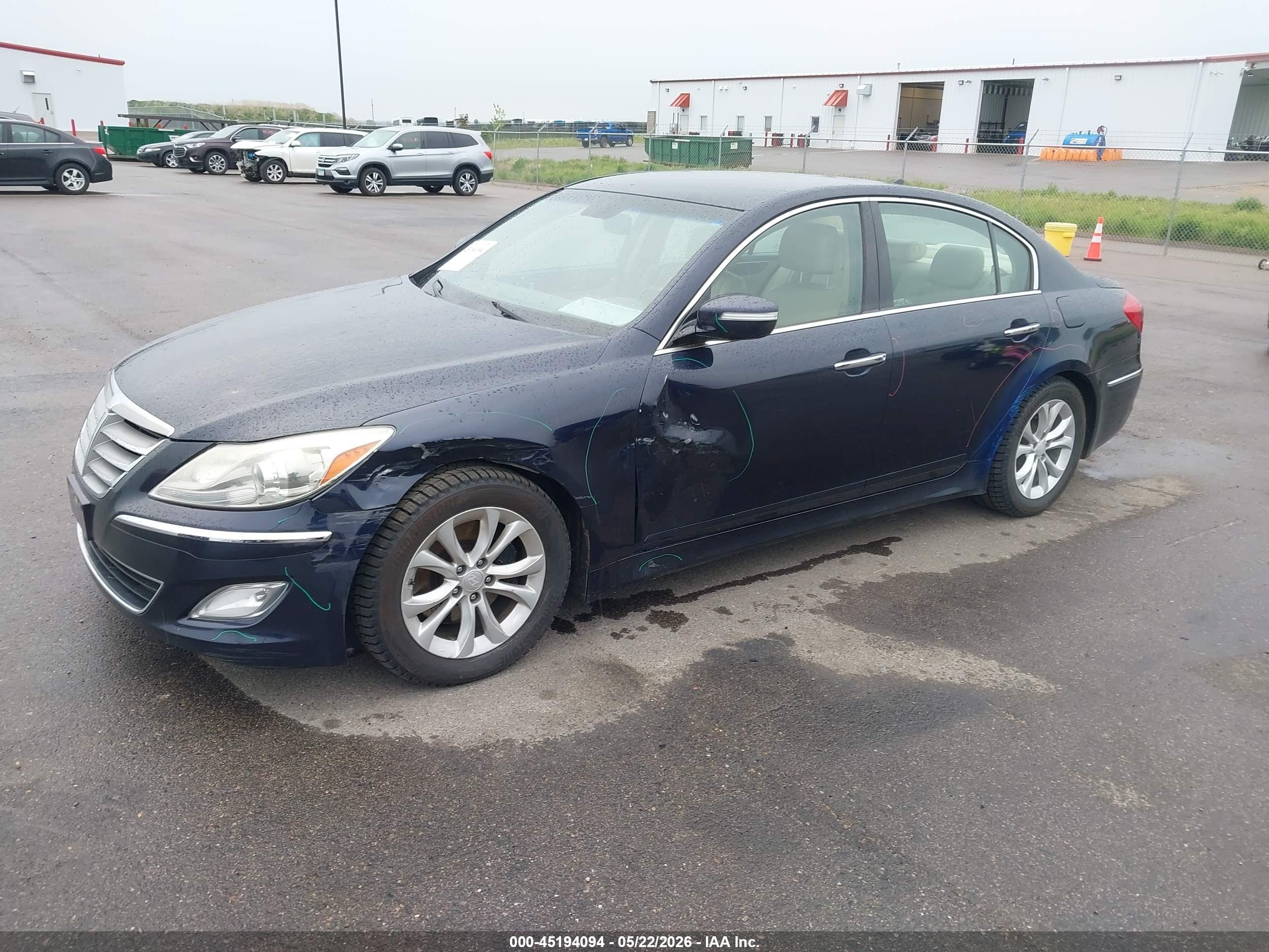 2012 Hyundai Genesis 3.8 Brown vin: KMHGC4DD5CU193619
