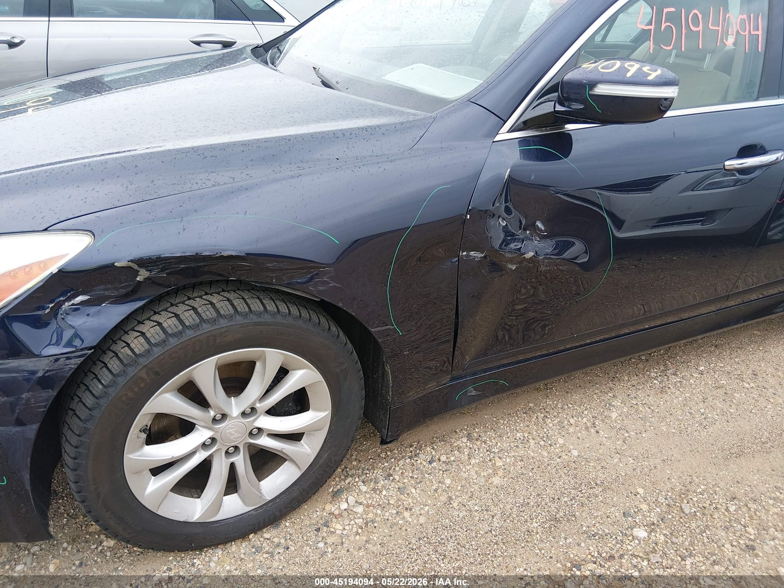2012 Hyundai Genesis 3.8 Brown vin: KMHGC4DD5CU193619