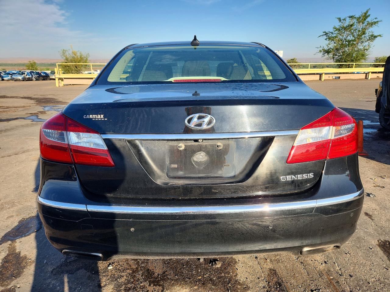 2013 Hyundai Genesis 3.8l Black vin: KMHGC4DD5DU224983
