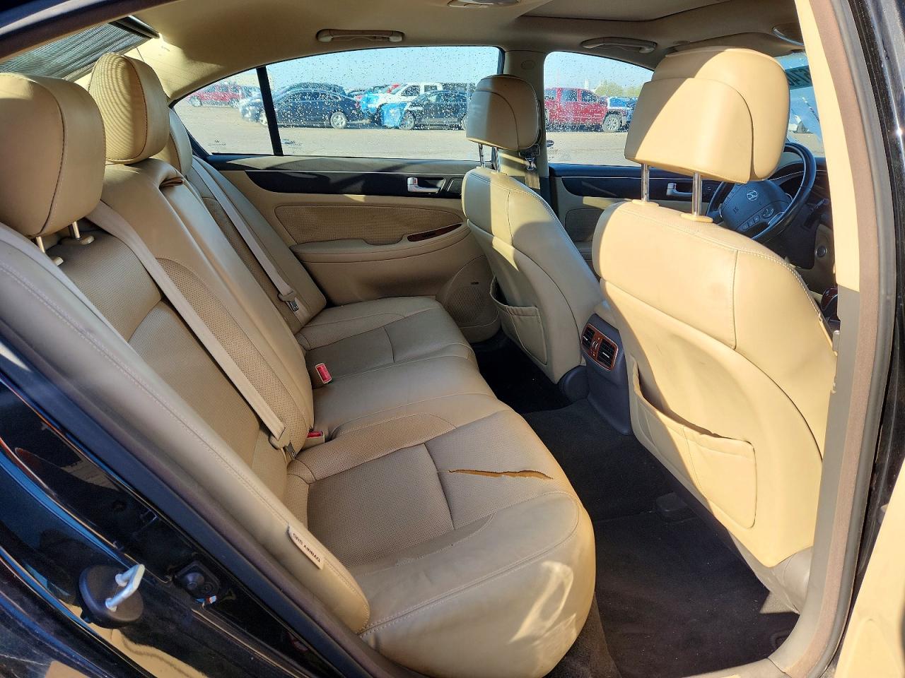 2013 Hyundai Genesis 3.8l Black vin: KMHGC4DD5DU224983