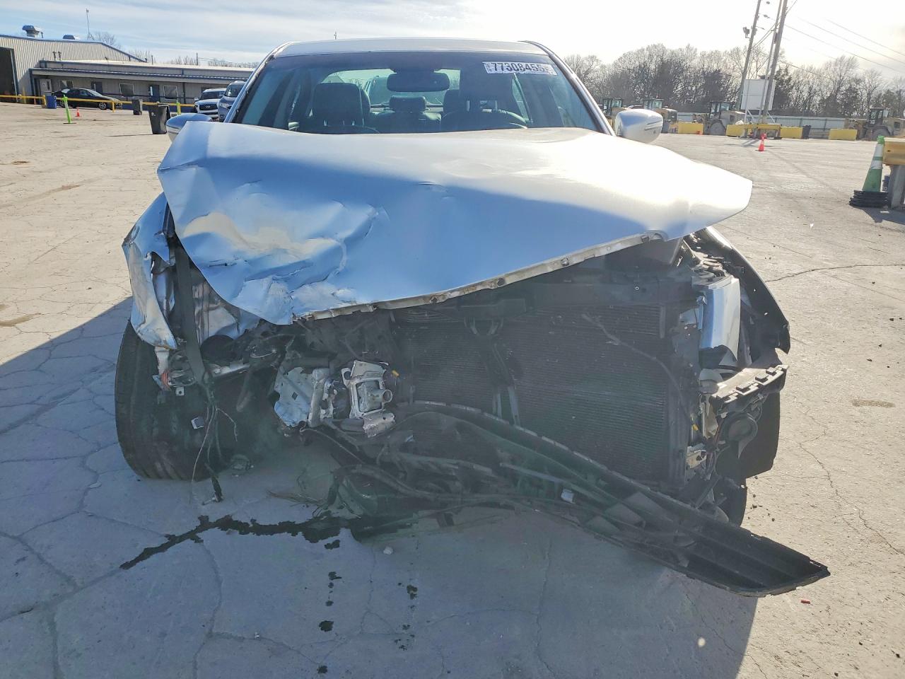 2013 Hyundai Genesis 3.8l Silver vin: KMHGC4DD5DU226507