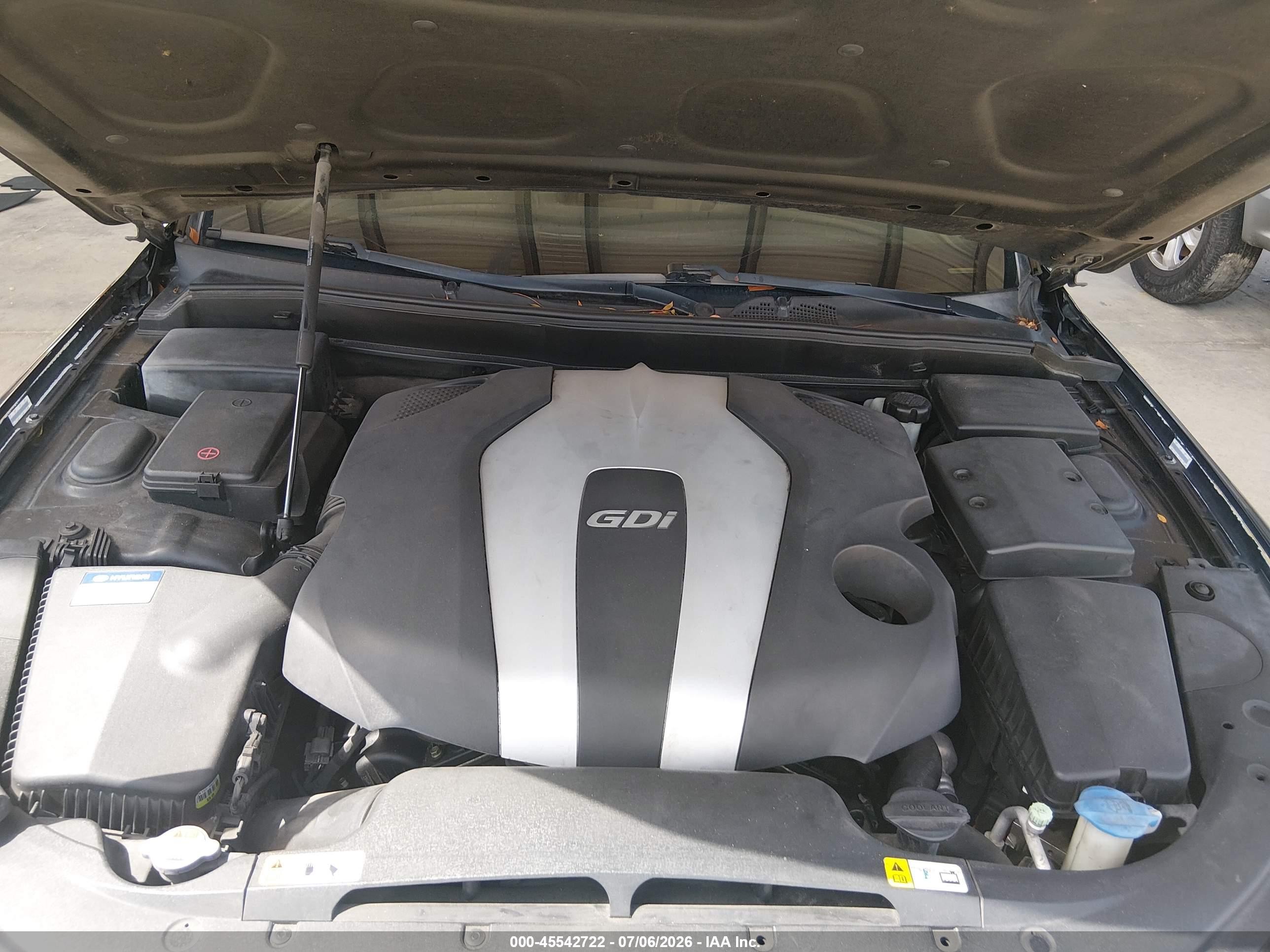 2013 Hyundai Genesis 3.8 Черный vin: KMHGC4DD5DU241914
