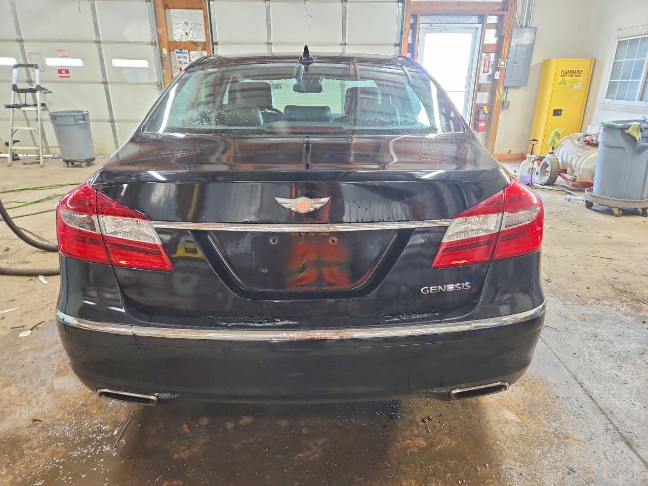 2013 Hyundai Genesis 3.8l Black vin: KMHGC4DD5DU256543