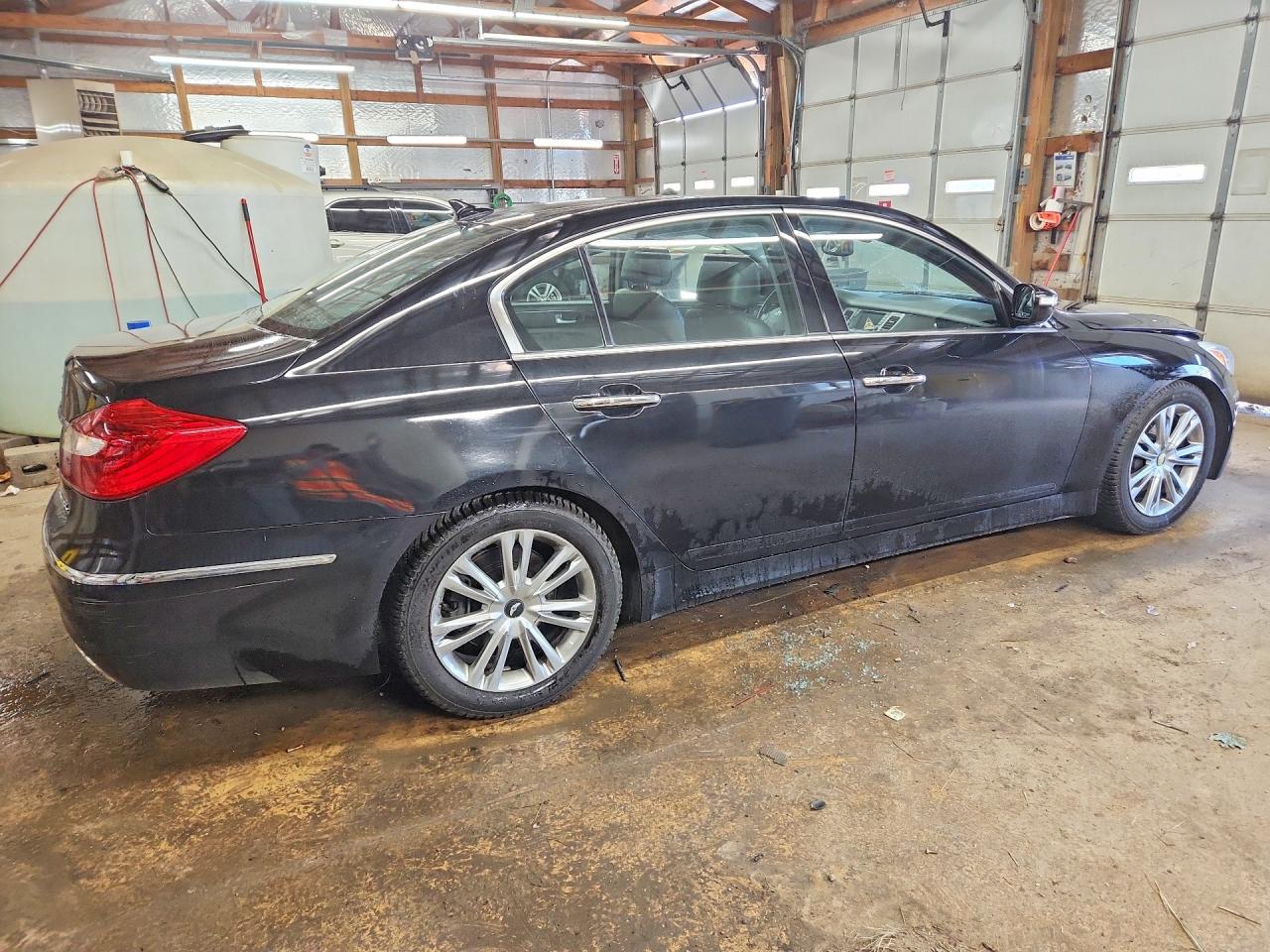 2013 Hyundai Genesis 3.8l Black vin: KMHGC4DD5DU256543