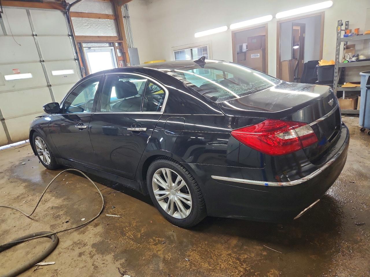 2013 Hyundai Genesis 3.8l Black vin: KMHGC4DD5DU256543