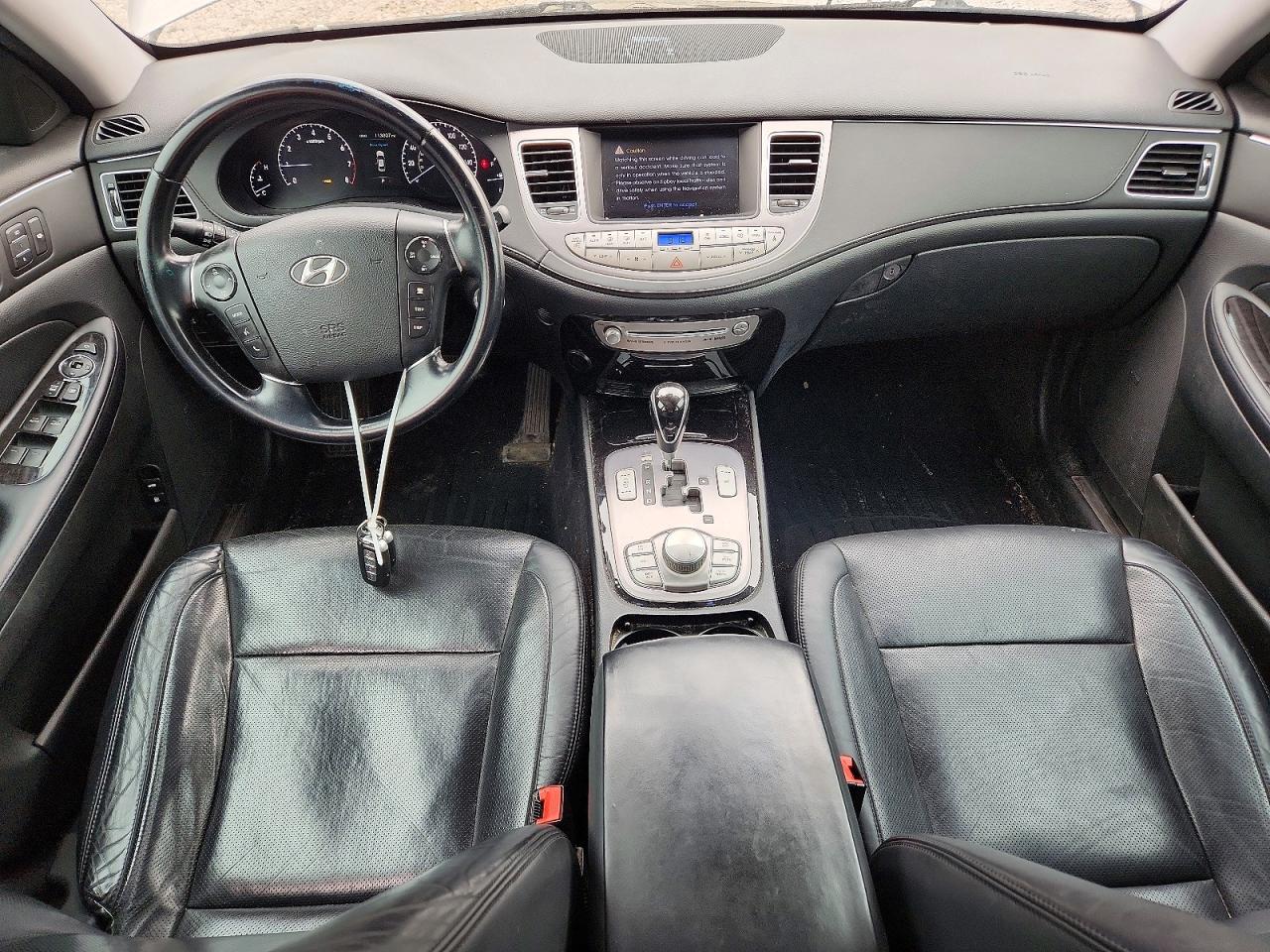 2012 Hyundai Genesis 3.8l Silver vin: KMHGC4DD6CU188672