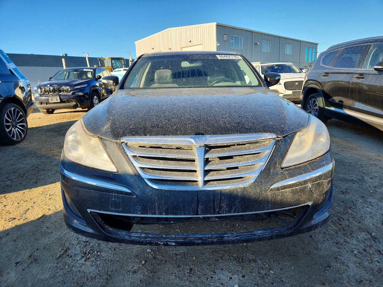 2012 Hyundai Genesis 3.8l Black vin: KMHGC4DD6CU195542