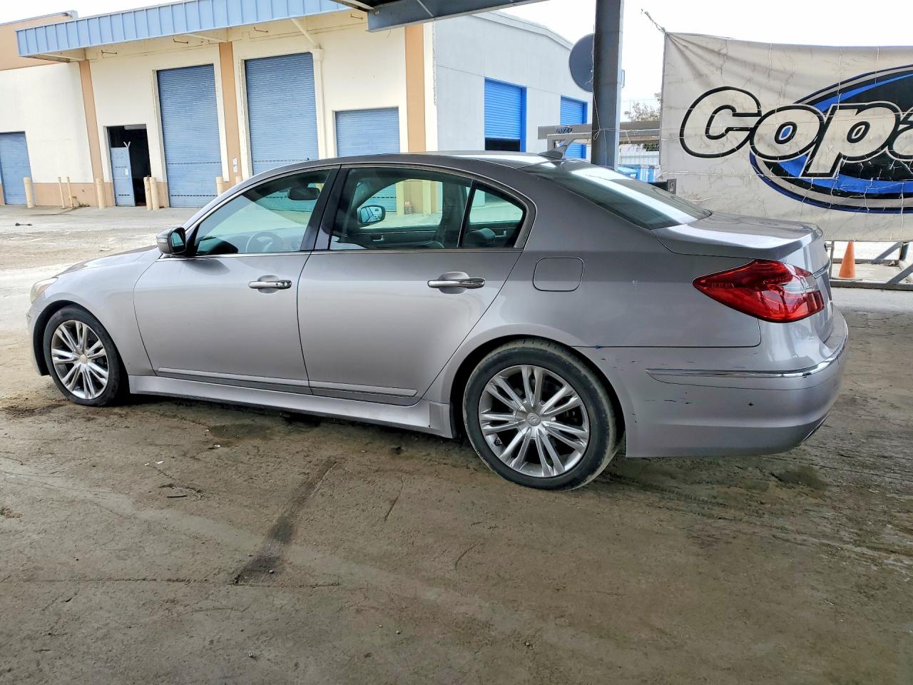 2012 Hyundai Genesis 3.8l Silver vin: KMHGC4DD6CU207561