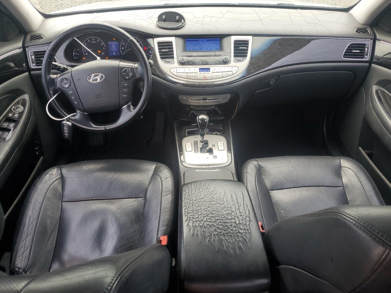 2013 Hyundai Genesis 3.8l Silver vin: KMHGC4DD6DU220957