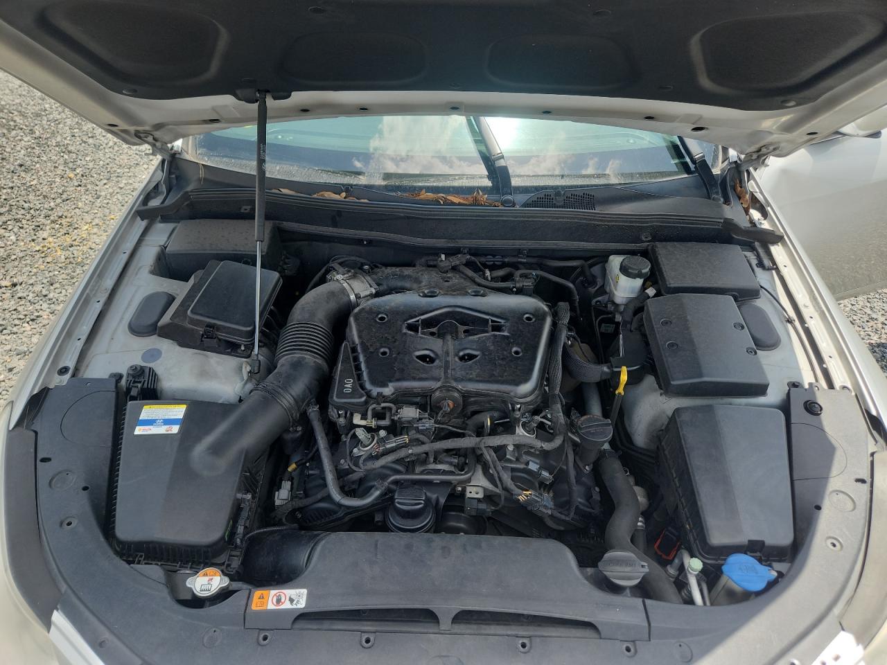 2012 Hyundai Genesis 3.8l Silver vin: KMHGC4DD7CU151937