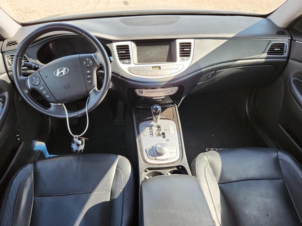 2012 Hyundai Genesis 3.8l Black vin: KMHGC4DD7CU193704