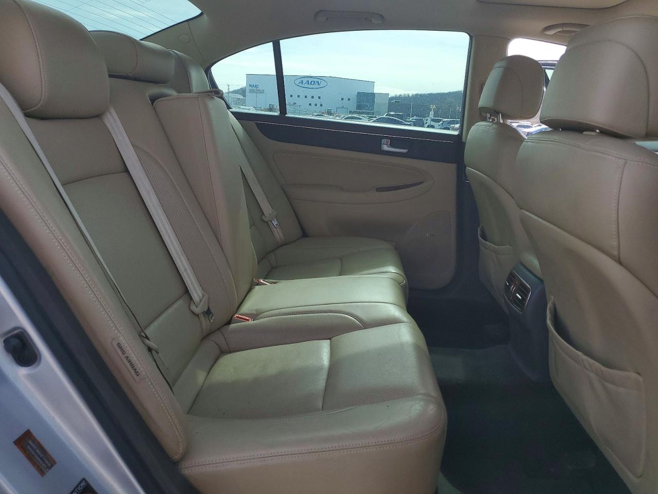 2013 Hyundai Genesis 3.8l Silver vin: KMHGC4DD7DU215377