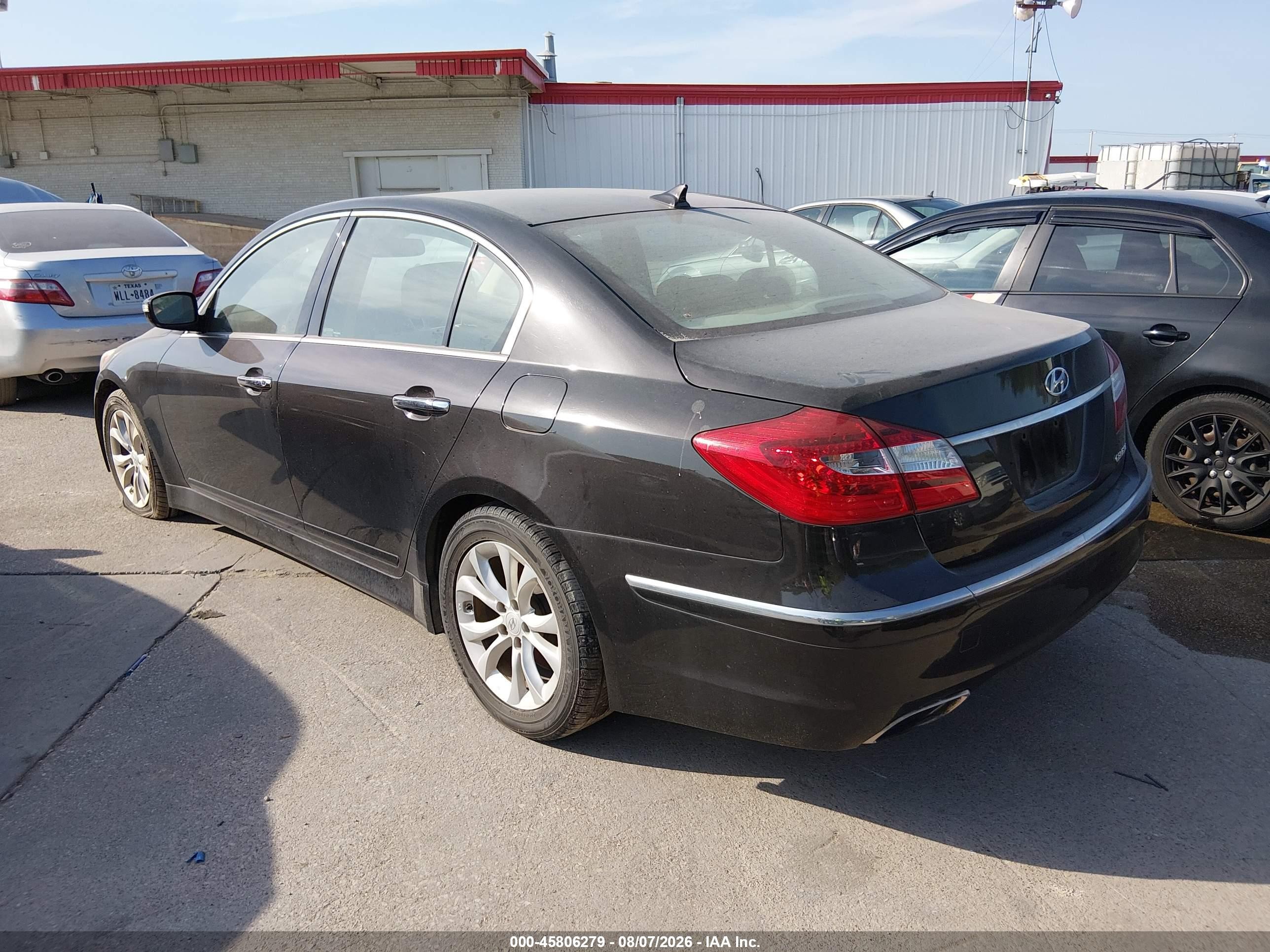 2013 Hyundai Genesis 3.8 Brown vin: KMHGC4DD7DU243115