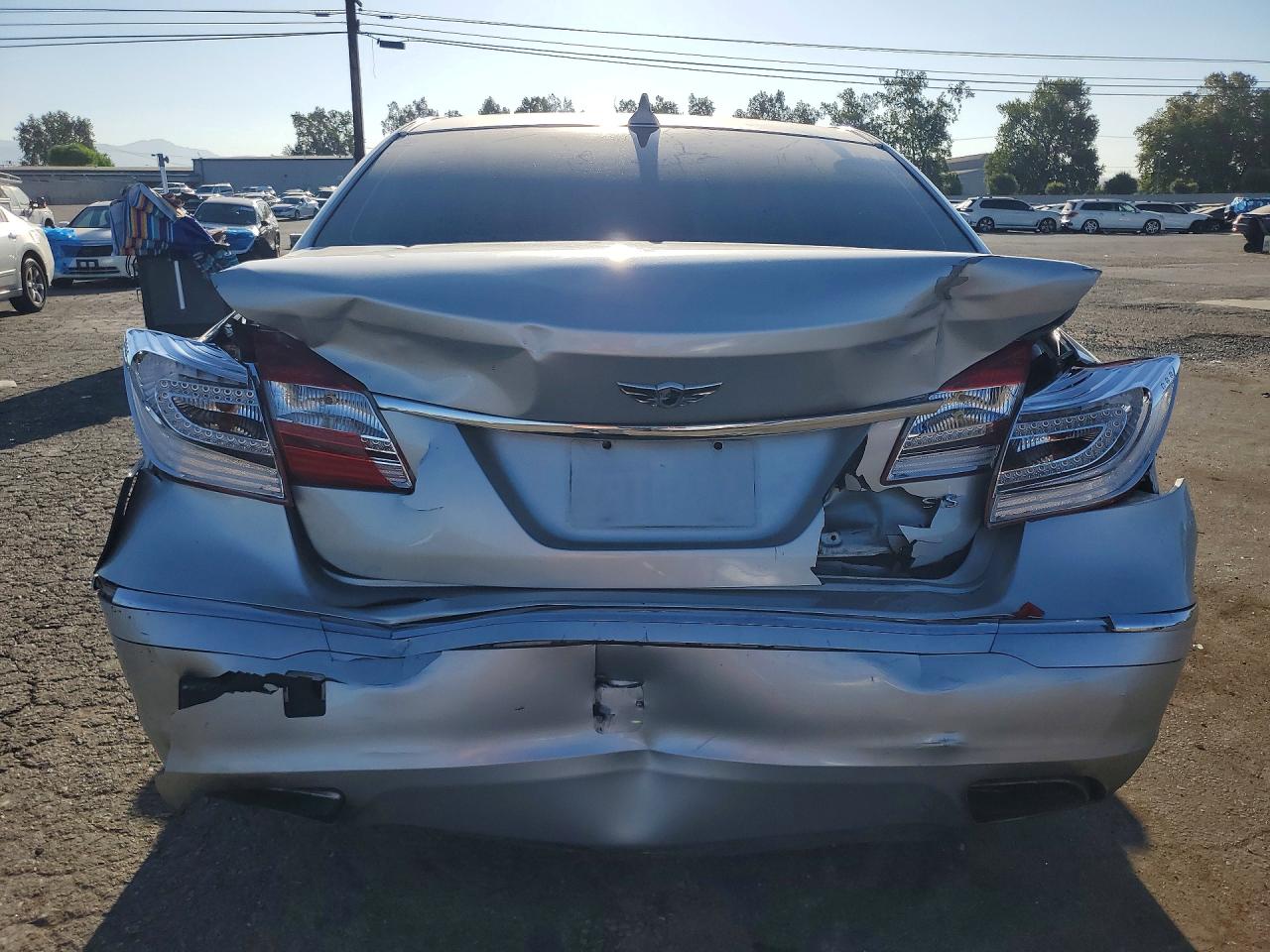 2012 Hyundai Genesis 3.8l Серый vin: KMHGC4DD8CU184817