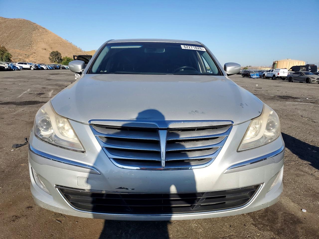2012 Hyundai Genesis 3.8l Серый vin: KMHGC4DD8CU184817
