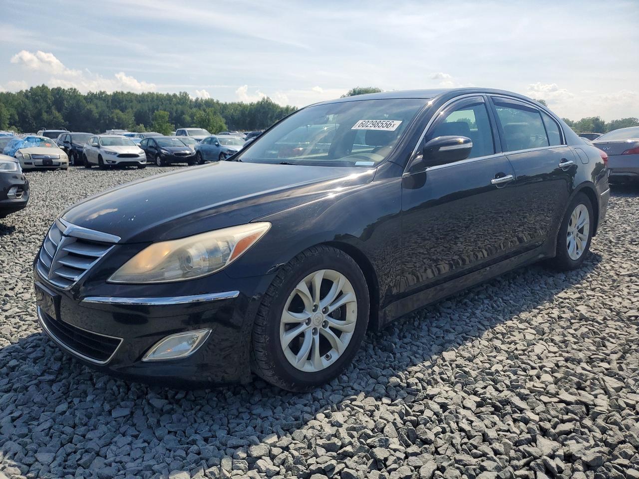 2012 Hyundai Genesis 3.8l Black vin: KMHGC4DD8CU196420