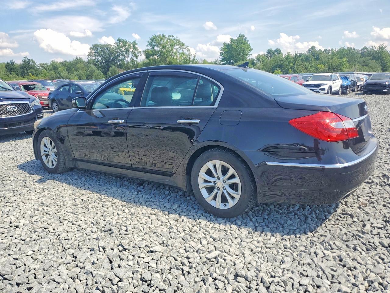 2012 Hyundai Genesis 3.8l Black vin: KMHGC4DD8CU196420