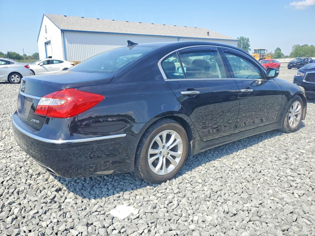 2012 Hyundai Genesis 3.8l Black vin: KMHGC4DD8CU196420