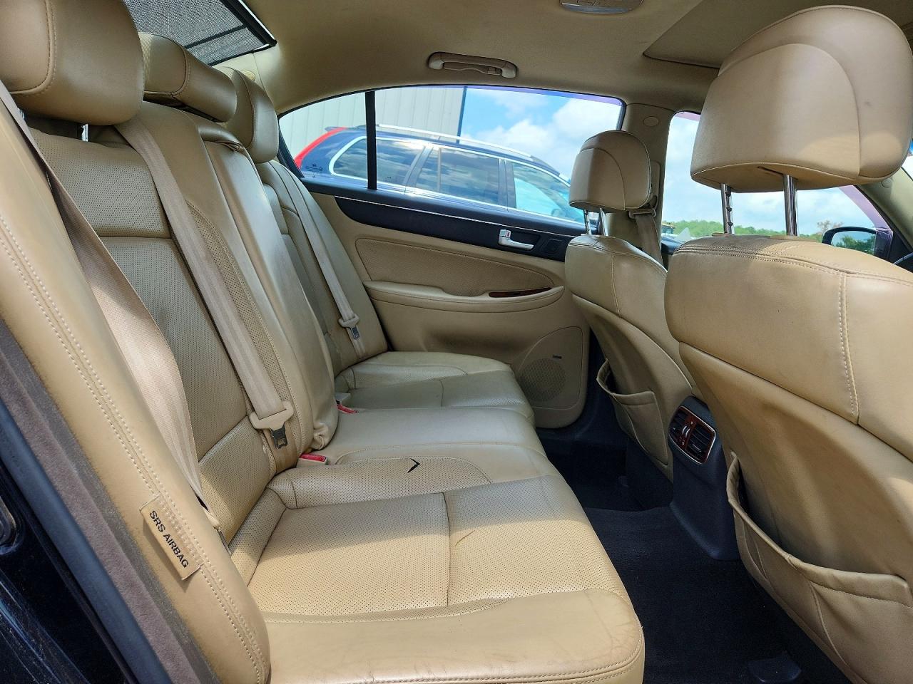 2012 Hyundai Genesis 3.8l Black vin: KMHGC4DD8CU202345