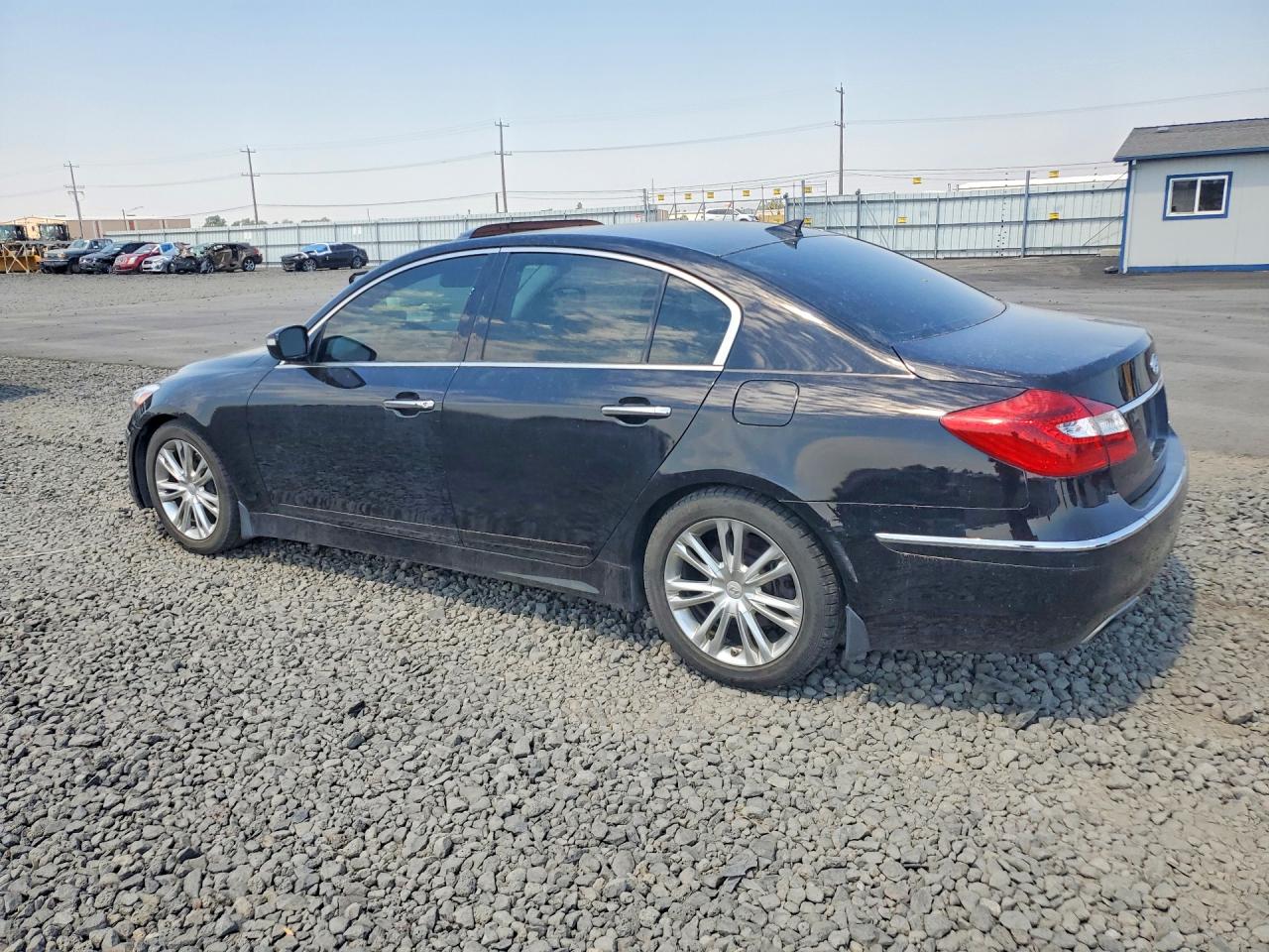 2013 Hyundai Genesis 3.8l Black vin: KMHGC4DD8DU247609