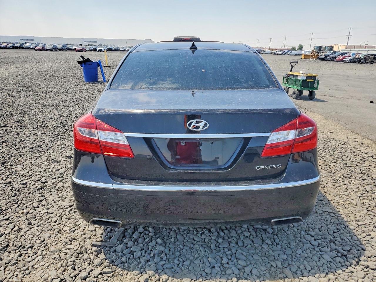 2013 Hyundai Genesis 3.8l Black vin: KMHGC4DD8DU247609