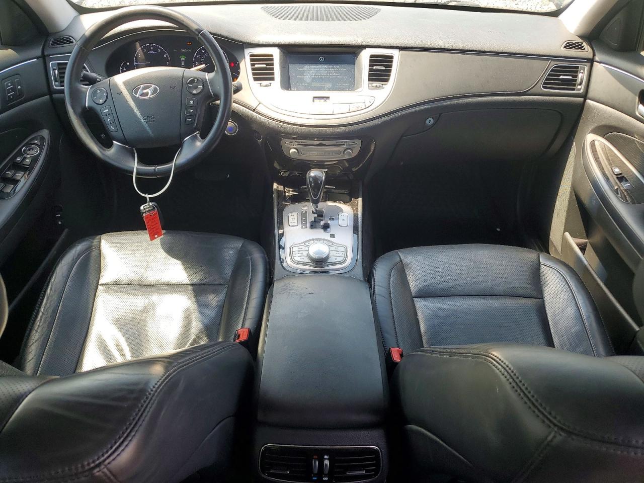 2013 Hyundai Genesis 3.8l Black vin: KMHGC4DD8DU247609