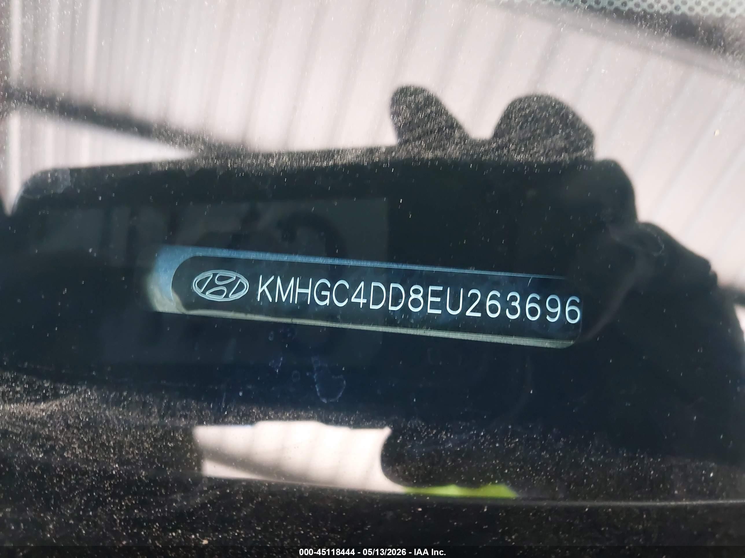 2014 Hyundai Genesis 3.8 Light Blue vin: KMHGC4DD8EU263696