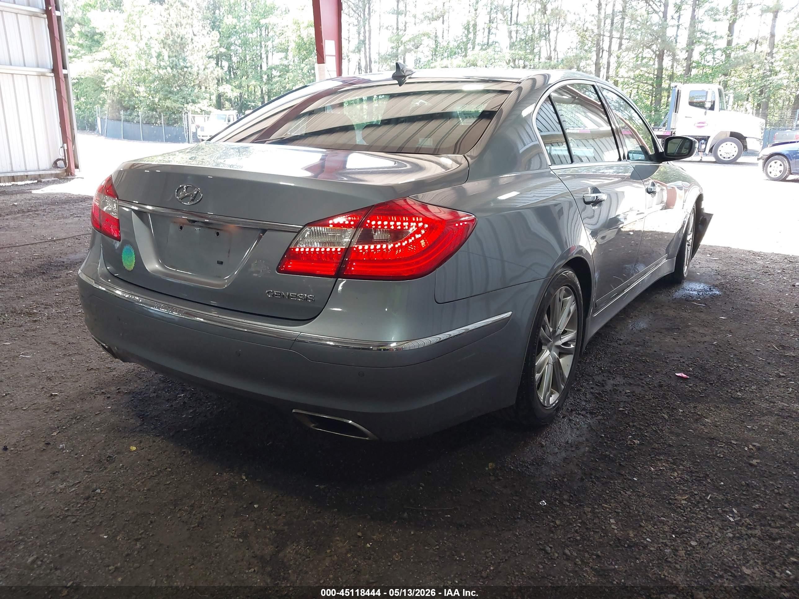 2014 Hyundai Genesis 3.8 Light Blue vin: KMHGC4DD8EU263696