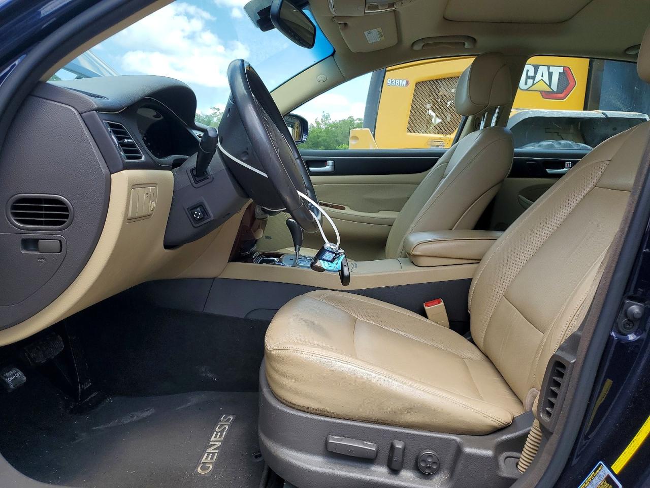 2012 Hyundai Genesis 3.8l Синий vin: KMHGC4DD9CU179366