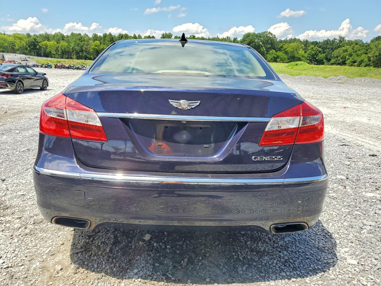 2012 Hyundai Genesis 3.8l Синий vin: KMHGC4DD9CU179366