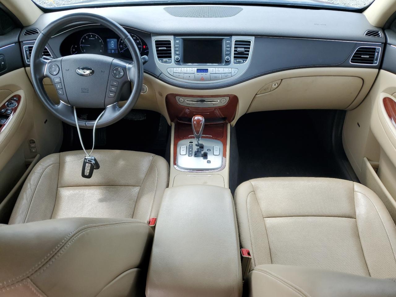 2012 Hyundai Genesis 3.8l Blue vin: KMHGC4DD9CU179366