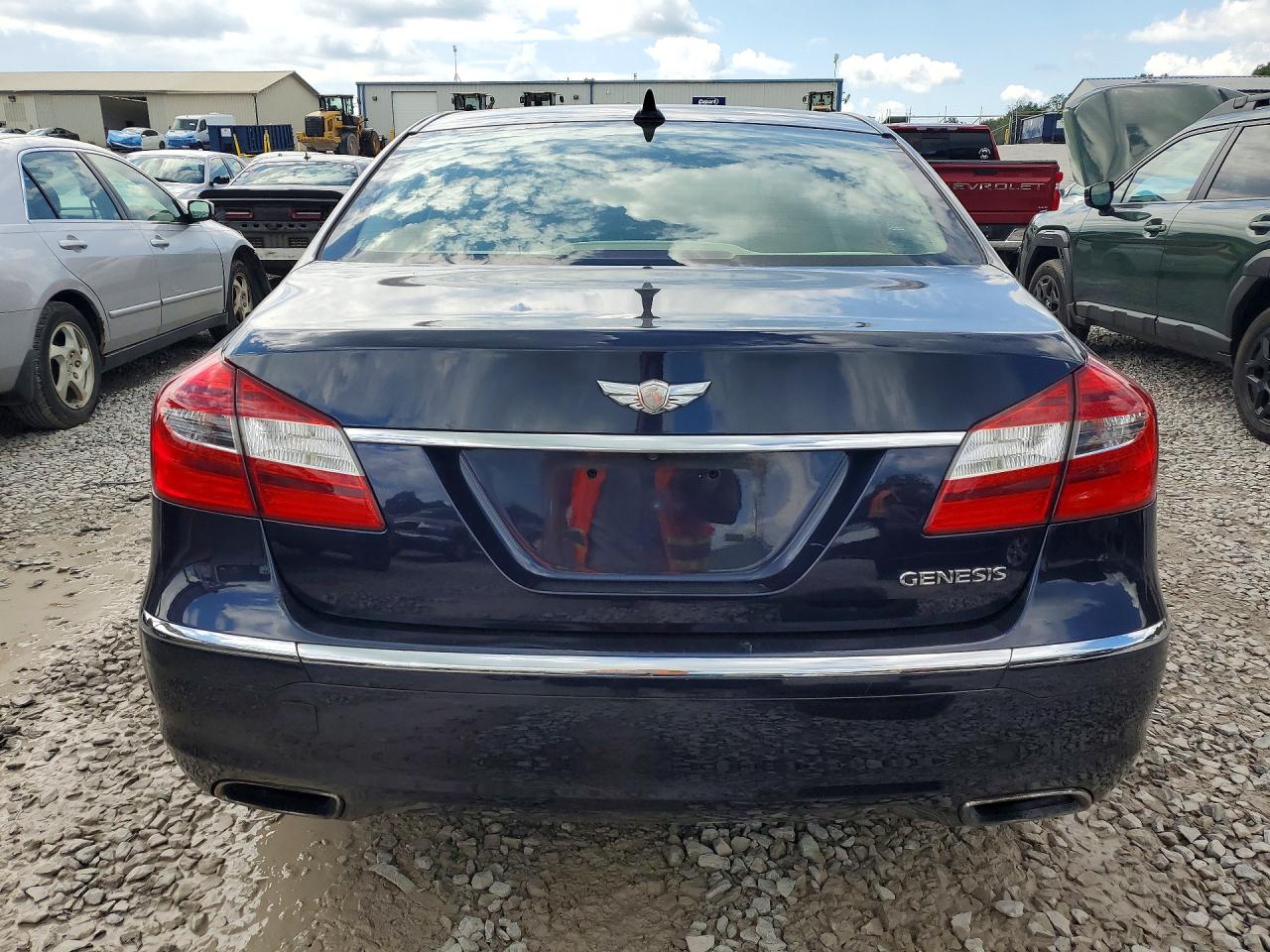 2012 Hyundai Genesis 3.8l Blue vin: KMHGC4DD9CU179366
