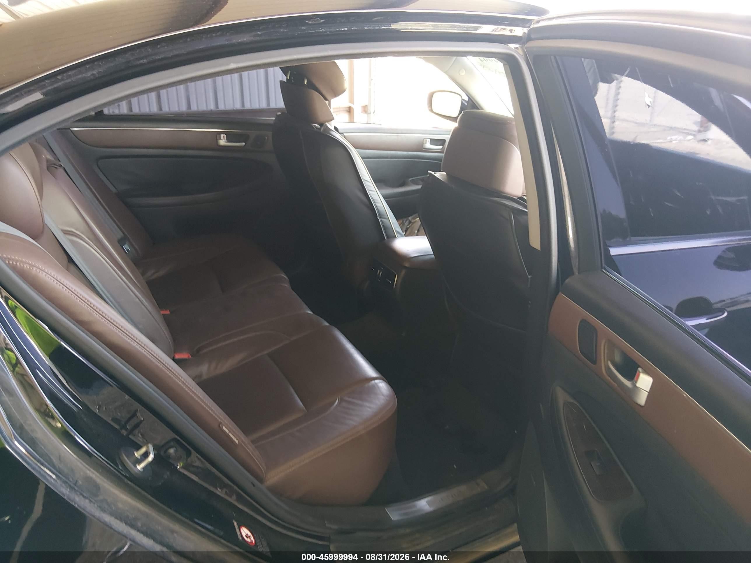 2012 Hyundai Genesis 3.8 Черный vin: KMHGC4DD9CU211183