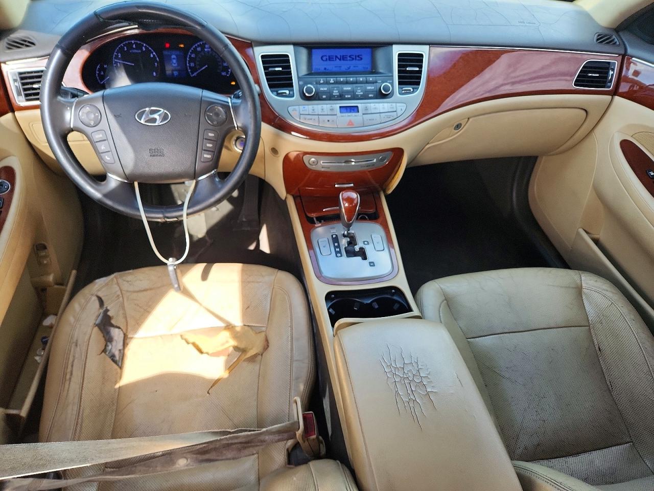 2013 Hyundai Genesis 3.8l Black vin: KMHGC4DD9DU228468