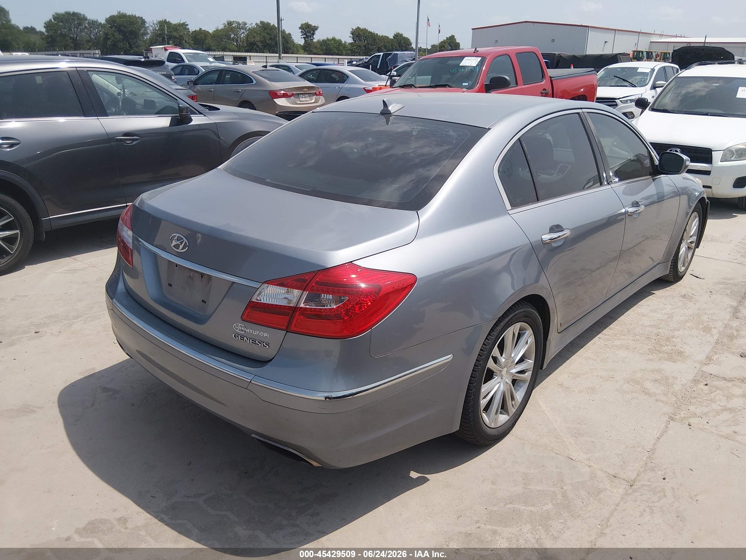 2014 Hyundai Genesis 3.8 Light Blue vin: KMHGC4DD9EU260306