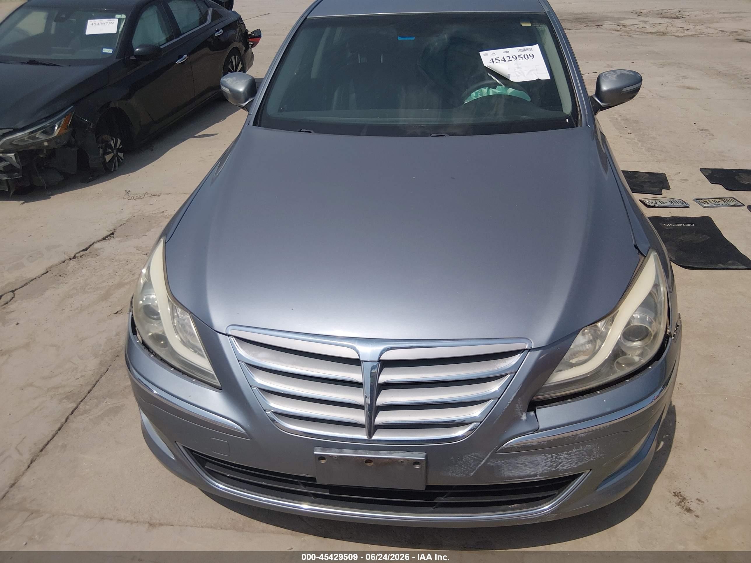 2014 Hyundai Genesis 3.8 Light Blue vin: KMHGC4DD9EU260306