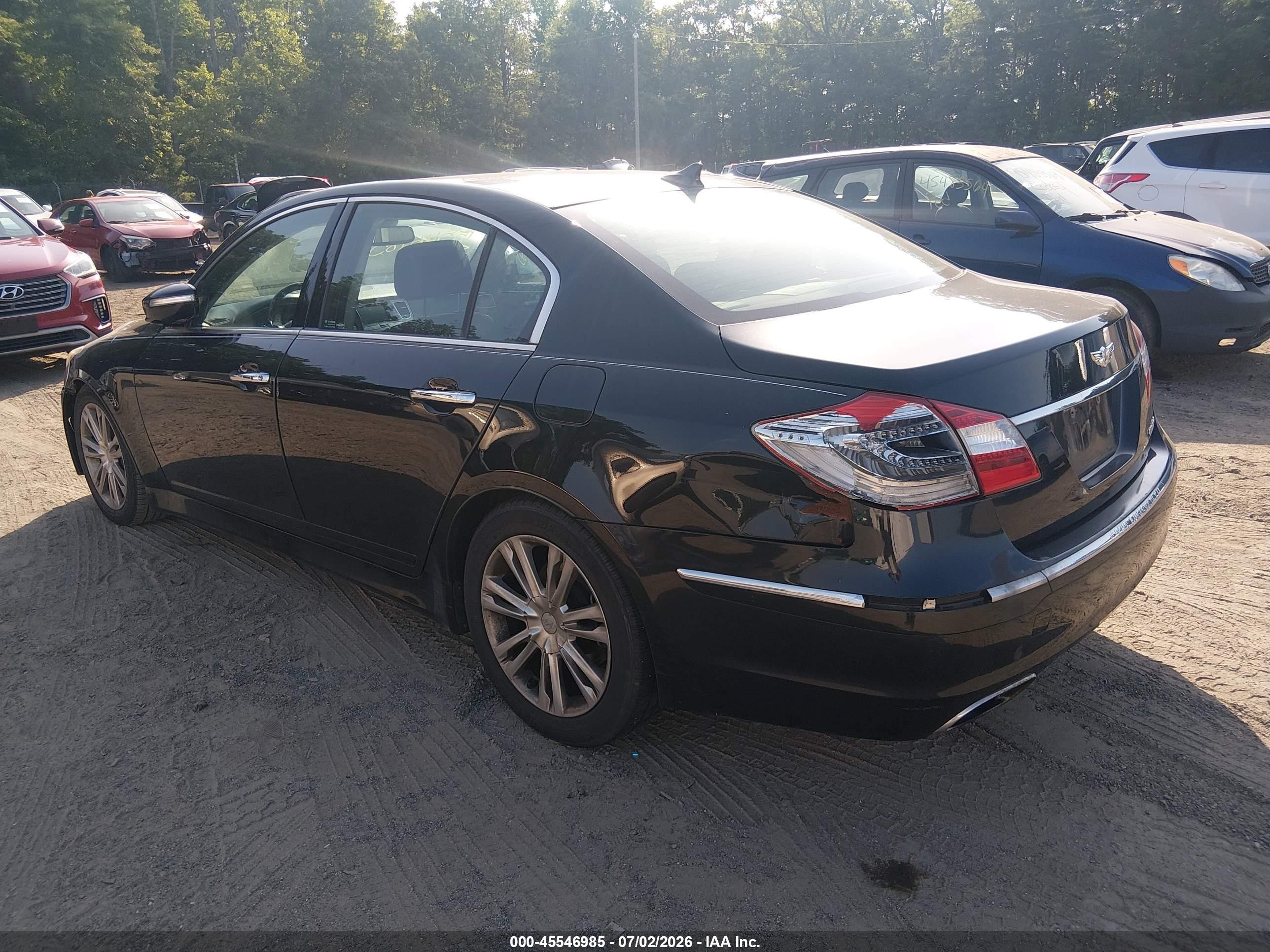 2014 Hyundai Genesis 3.8 Black vin: KMHGC4DD9EU261777