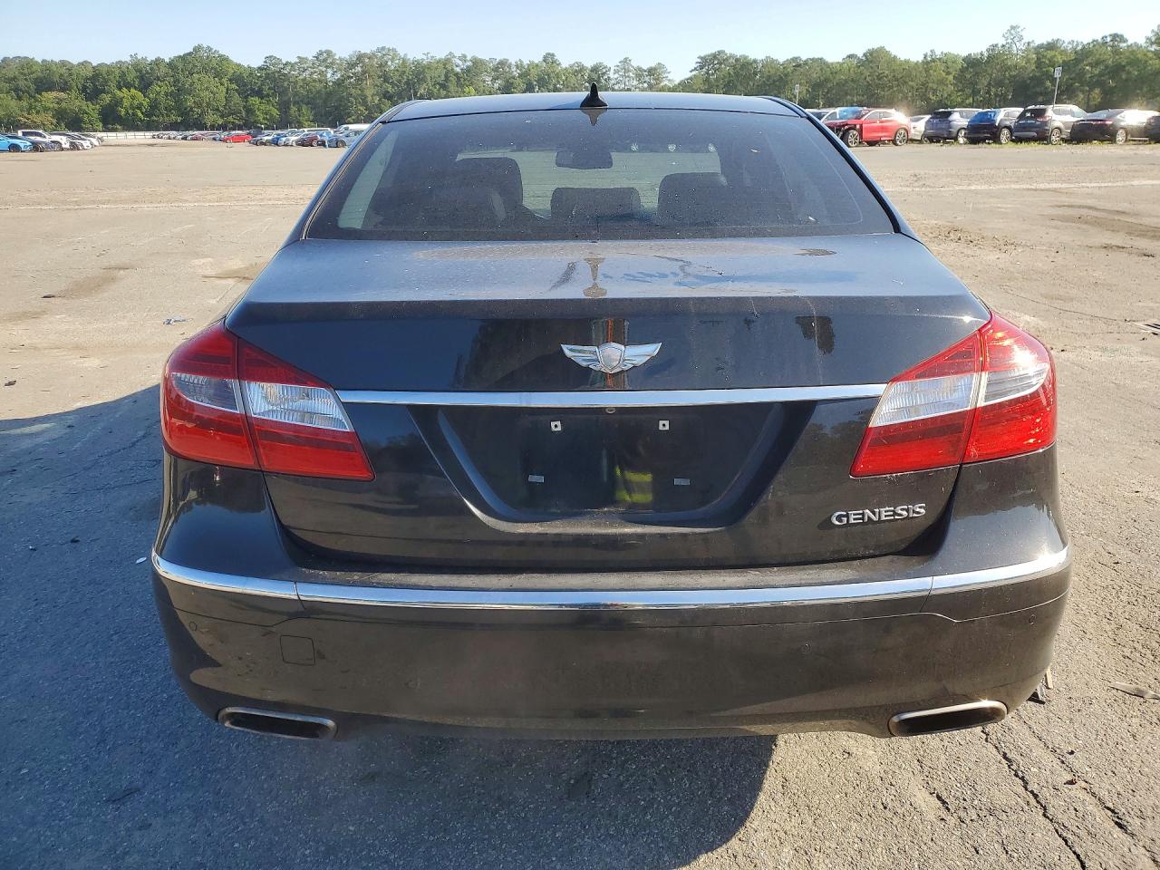 2014 Hyundai Genesis 3.8l Black vin: KMHGC4DD9EU263299