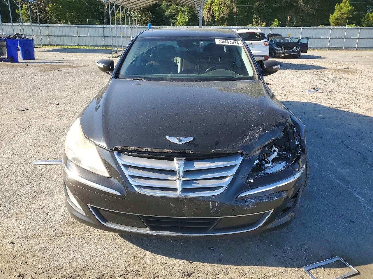 2014 Hyundai Genesis 3.8l Black vin: KMHGC4DD9EU263299