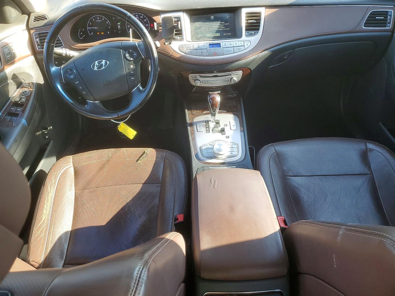 2014 Hyundai Genesis 3.8l Black vin: KMHGC4DD9EU263299