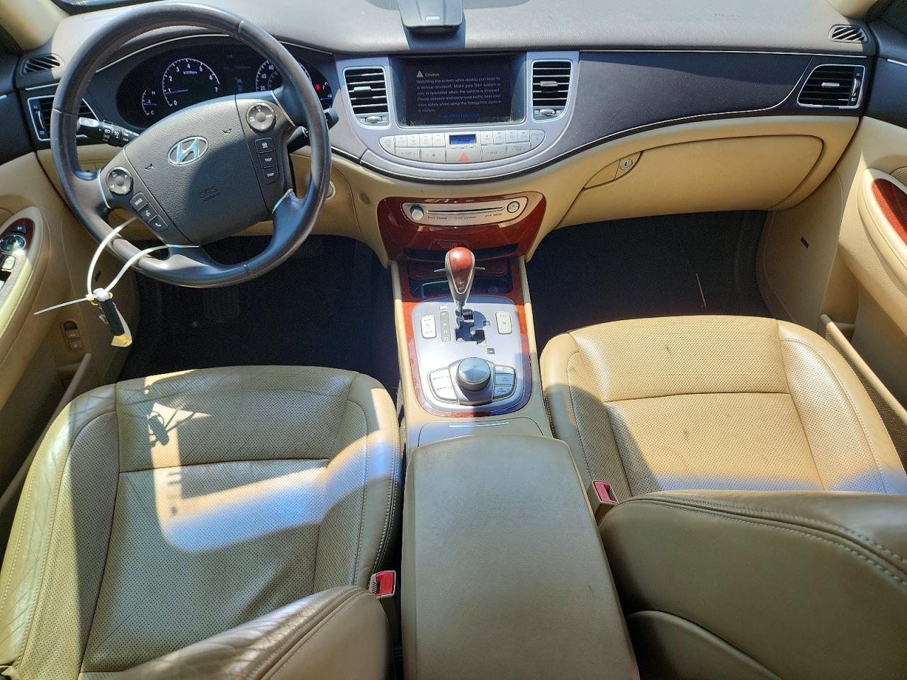 2012 Hyundai Genesis 3.8l Black vin: KMHGC4DDXCU165055