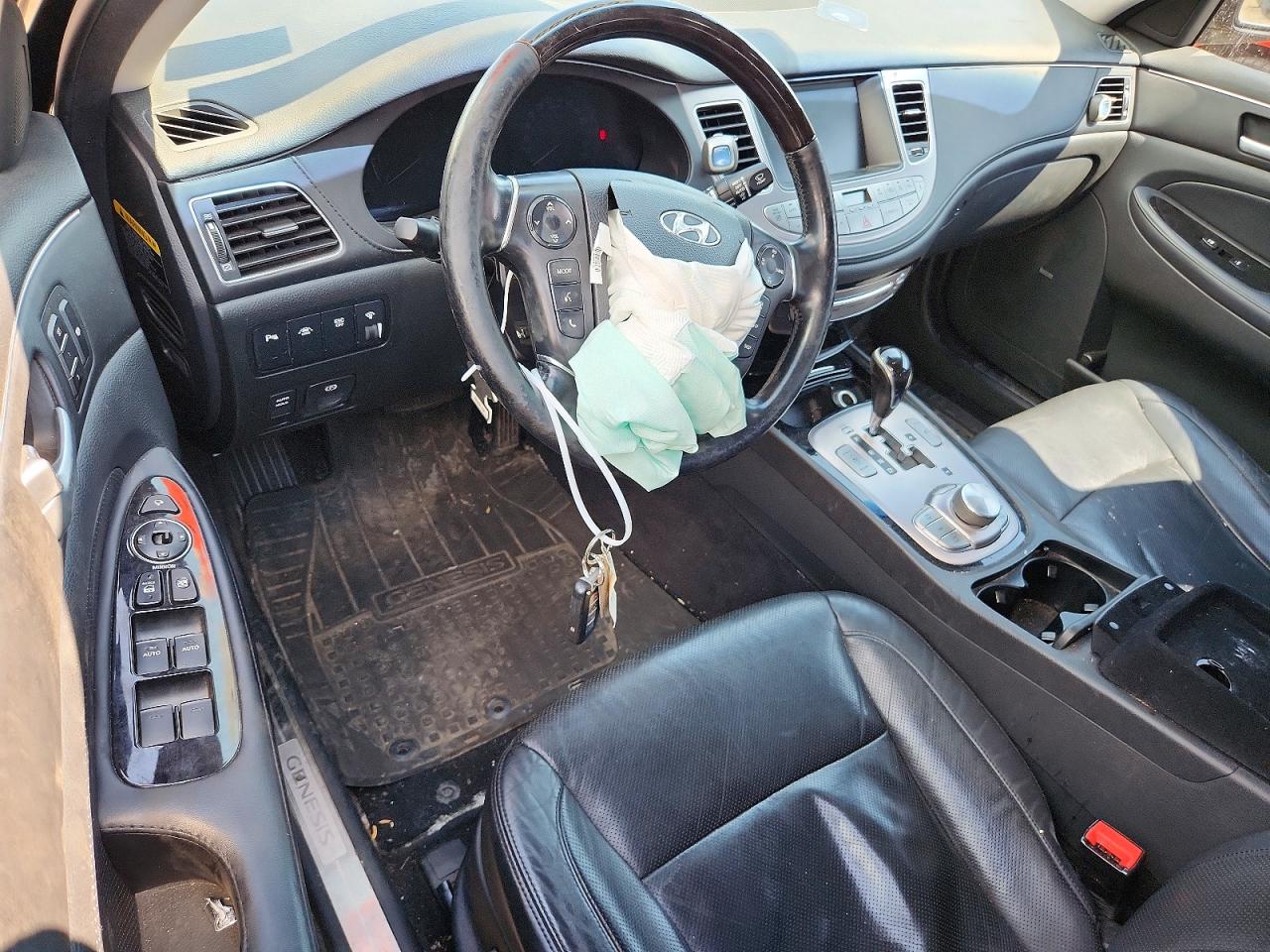 2012 Hyundai Genesis 3.8l Black vin: KMHGC4DDXCU176198