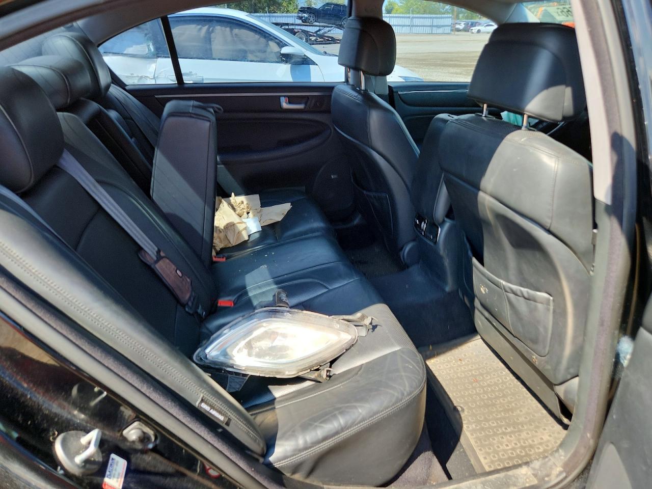 2012 Hyundai Genesis 3.8l Black vin: KMHGC4DDXCU176198