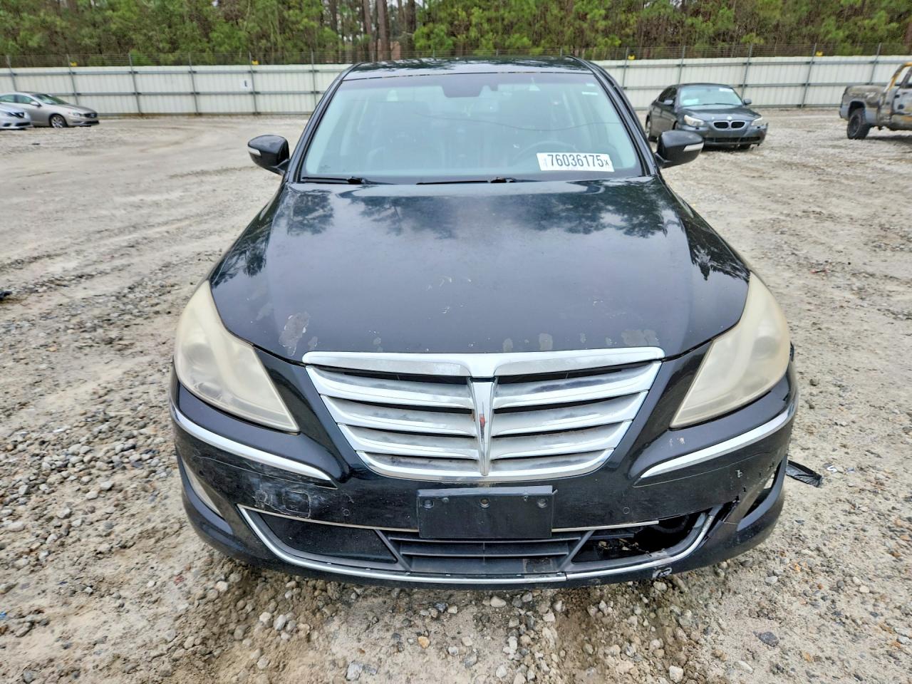 2013 Hyundai Genesis 3.8l Black vin: KMHGC4DDXDU232321