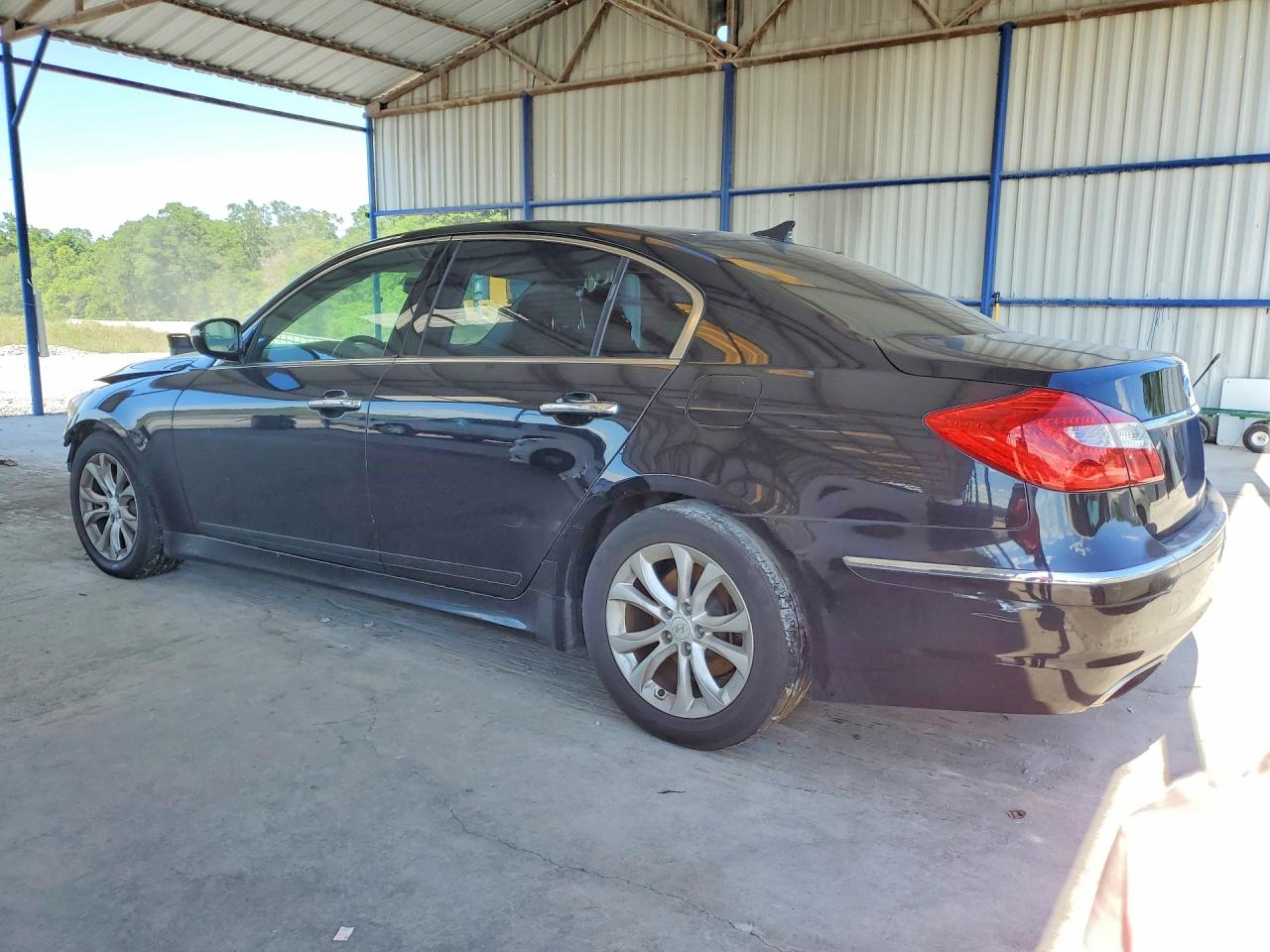 2013 Hyundai Genesis 3.8l Черный vin: KMHGC4DDXDU242394