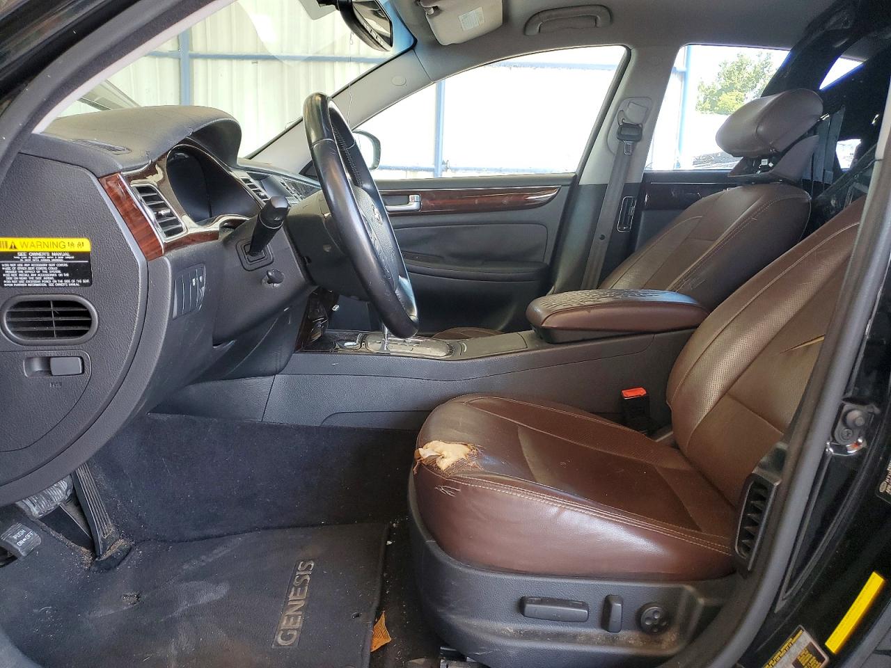 2013 Hyundai Genesis 3.8l Черный vin: KMHGC4DDXDU242394